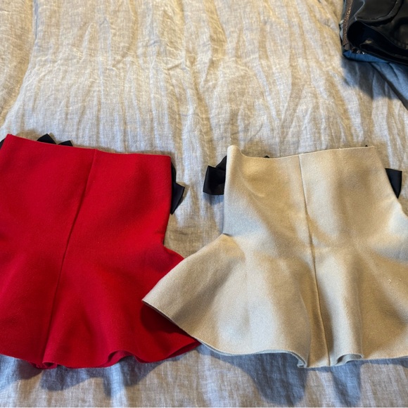 Red and Cream Skirts with Black Bows - Picture 4 of 4